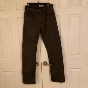 Wrangler light weight cotton straight fit gray casual jean trousers.  32W/32L